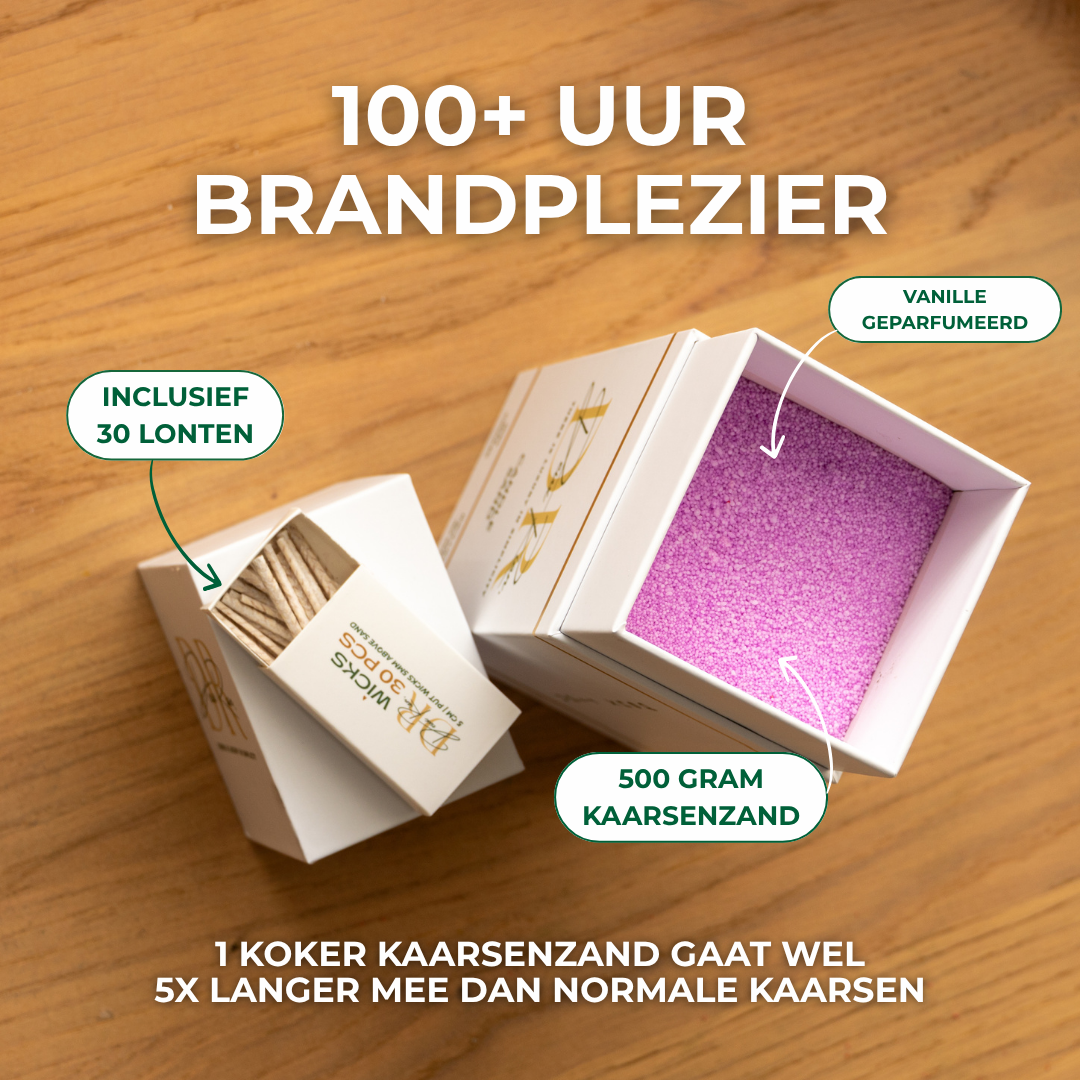Kaarsenzand | Demure Pink | 500 gram