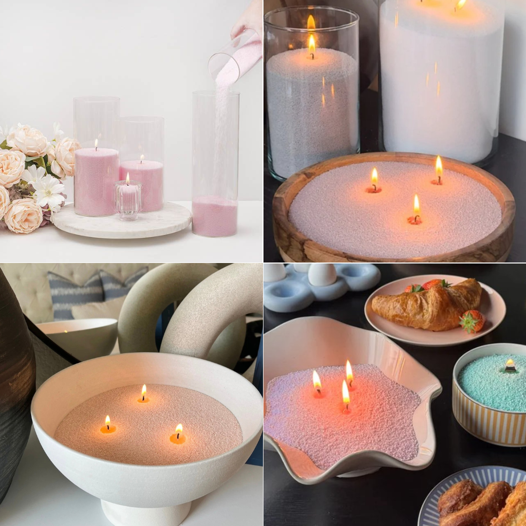 Kaarsenzand | Rose Pink | 500 gram