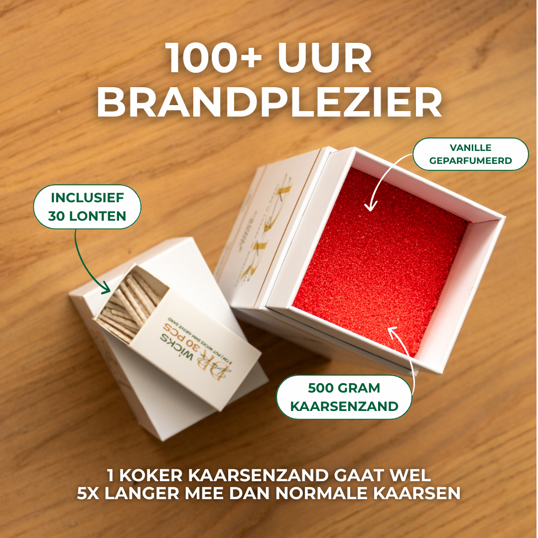 Kaarsenzand | Red Velvet | 500 gram