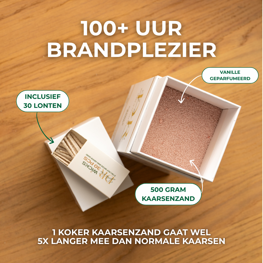 Kaarsenzand | Rose Pink | 500 gram