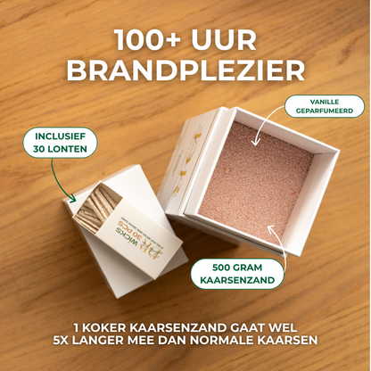 Kaarsenzand | Rose Pink | 500 gram