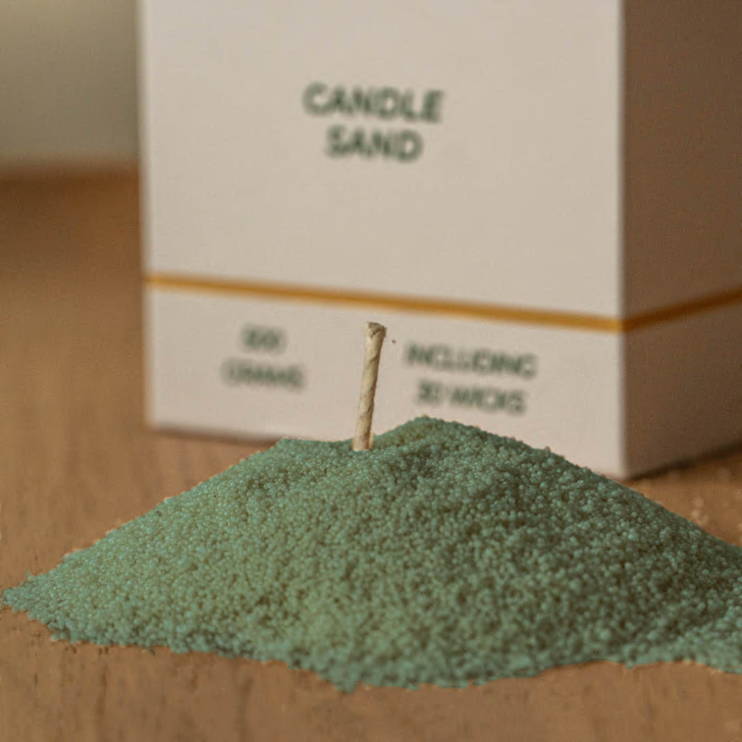Kaarsenzand | Basil Green | 500 gram