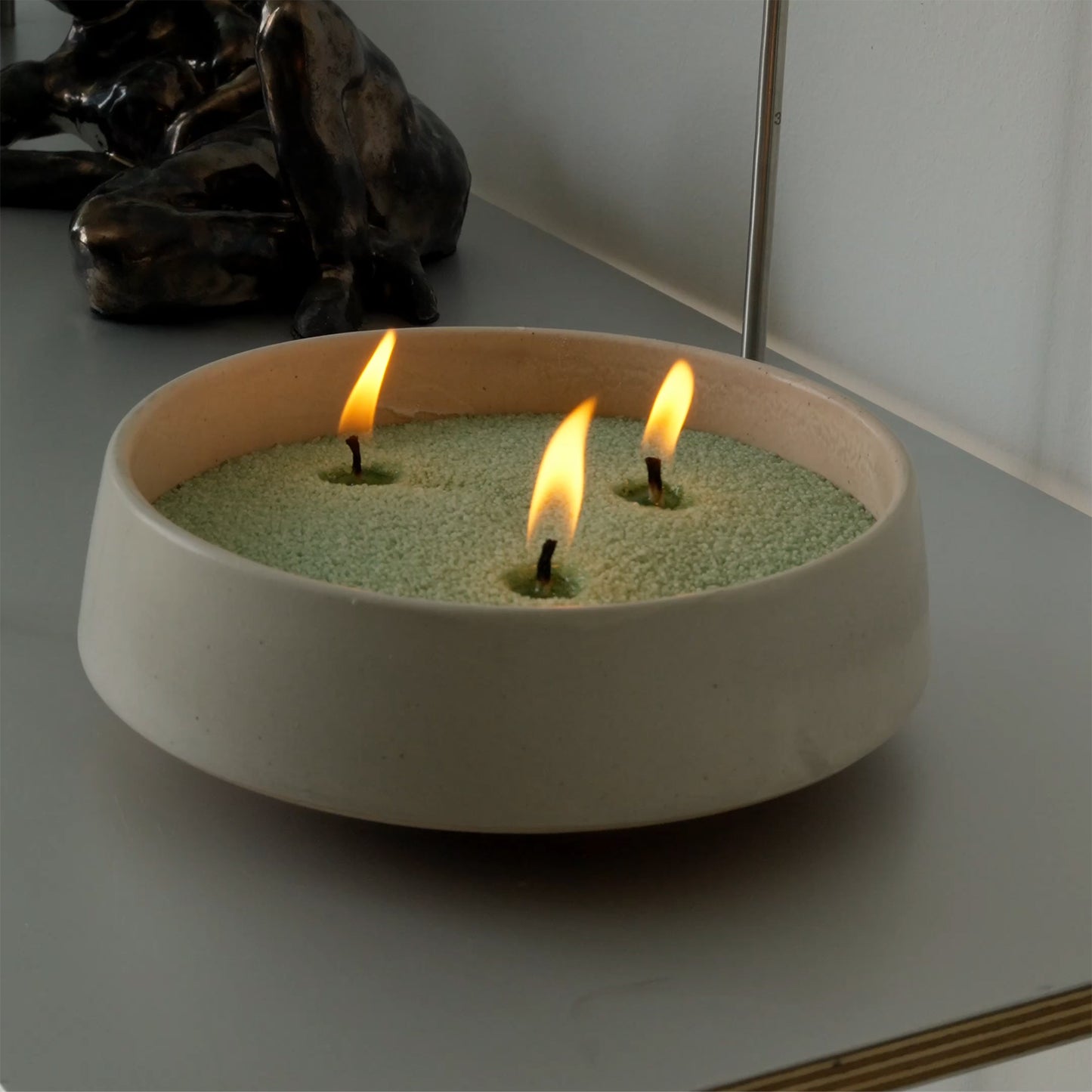Kaarsenzand | Basil Green | 500 gram