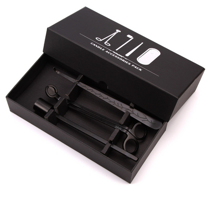 Candle Care Set | Zwart